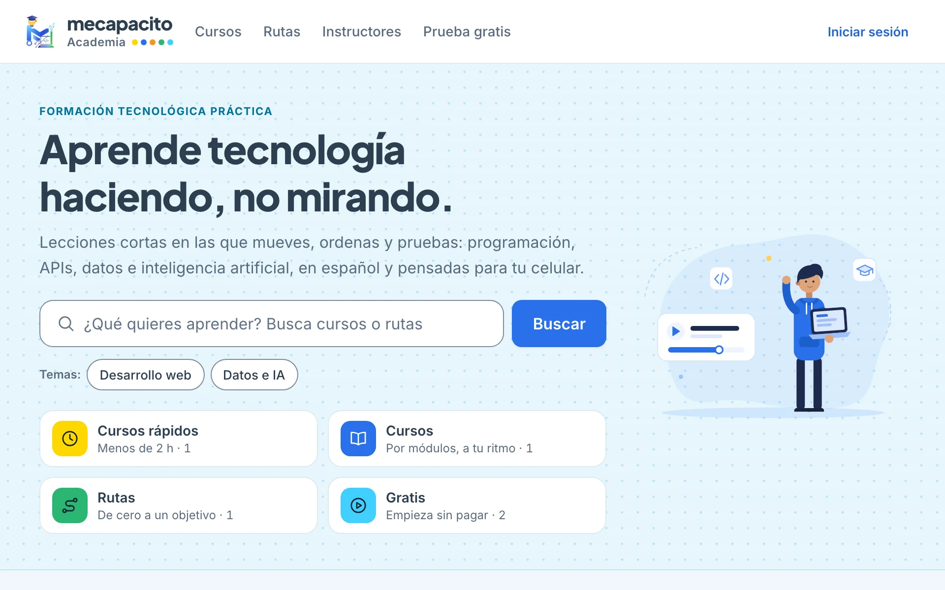 Portada de la academia